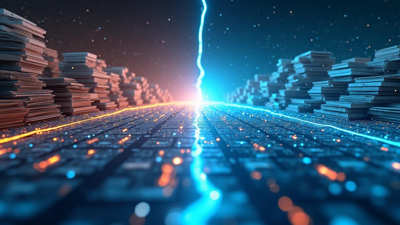 Visuelle Darstellung der Transformation eines analogen Kundenprozesses in ein digitales Erlebnis durch Beratung von TOWNGATE CAFE LTD.